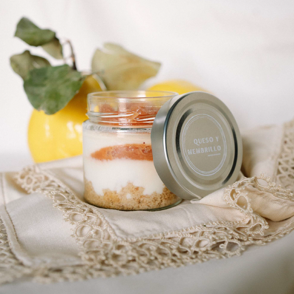 CAJA 12 FRASCO DE TARTA DE QUESO CON MEMBRILLO 160 GR VORANDO