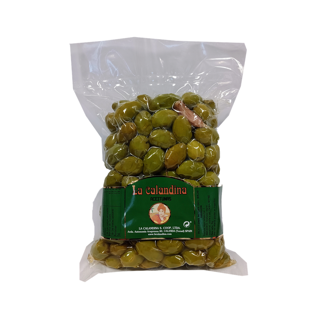 UND 8 ACEITUNA PARTIDA VERDE CASPE BOLSA 1 KG