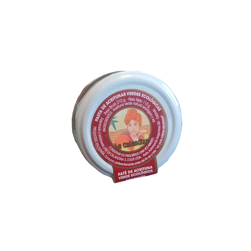 CAJA 12 UND PATE ACEITUNA ARBEQUINA ECO TARRO 110 GR