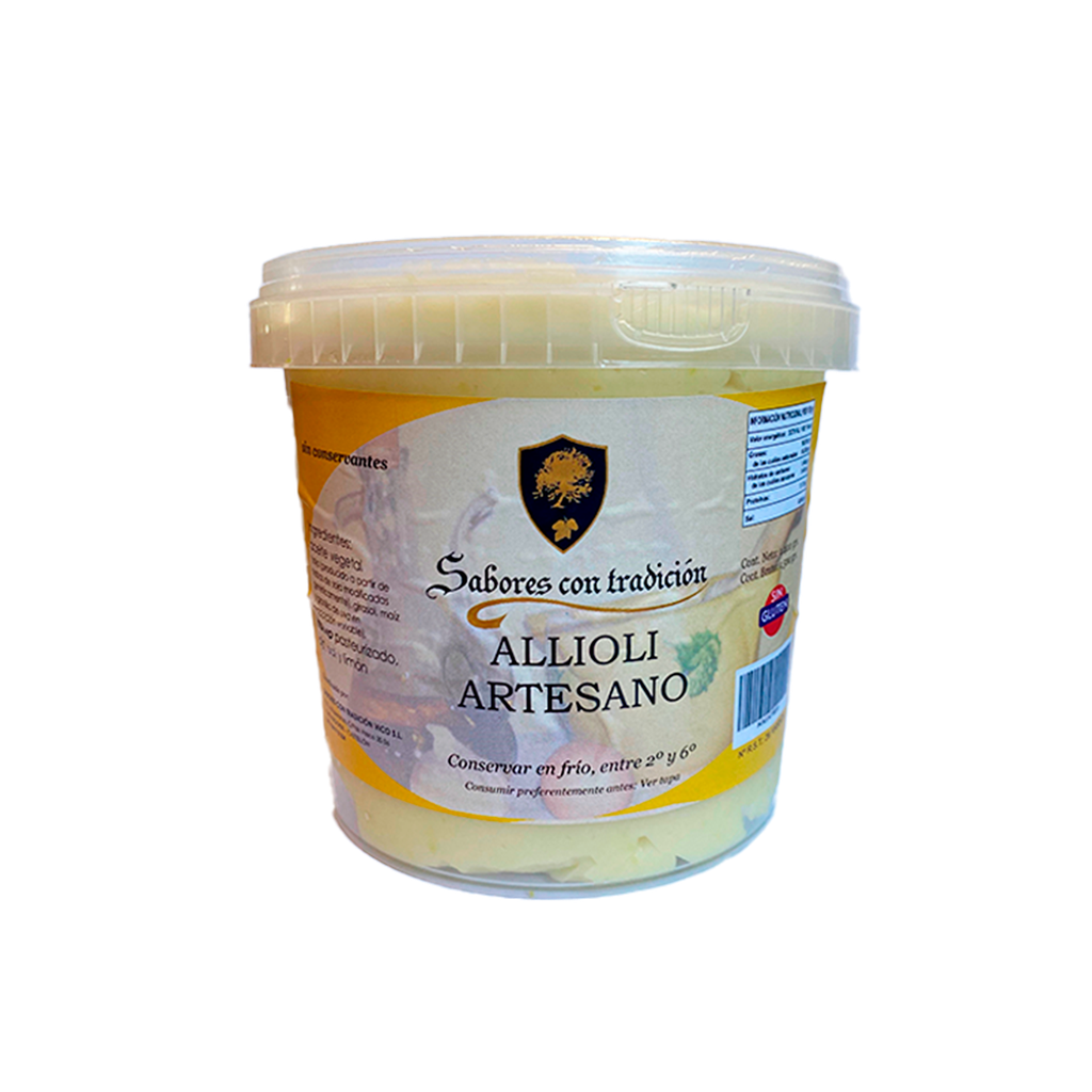 UND 4 ALLIOLI ARTESANO SABORES C/T 1.5 KG (AJOACEITE)