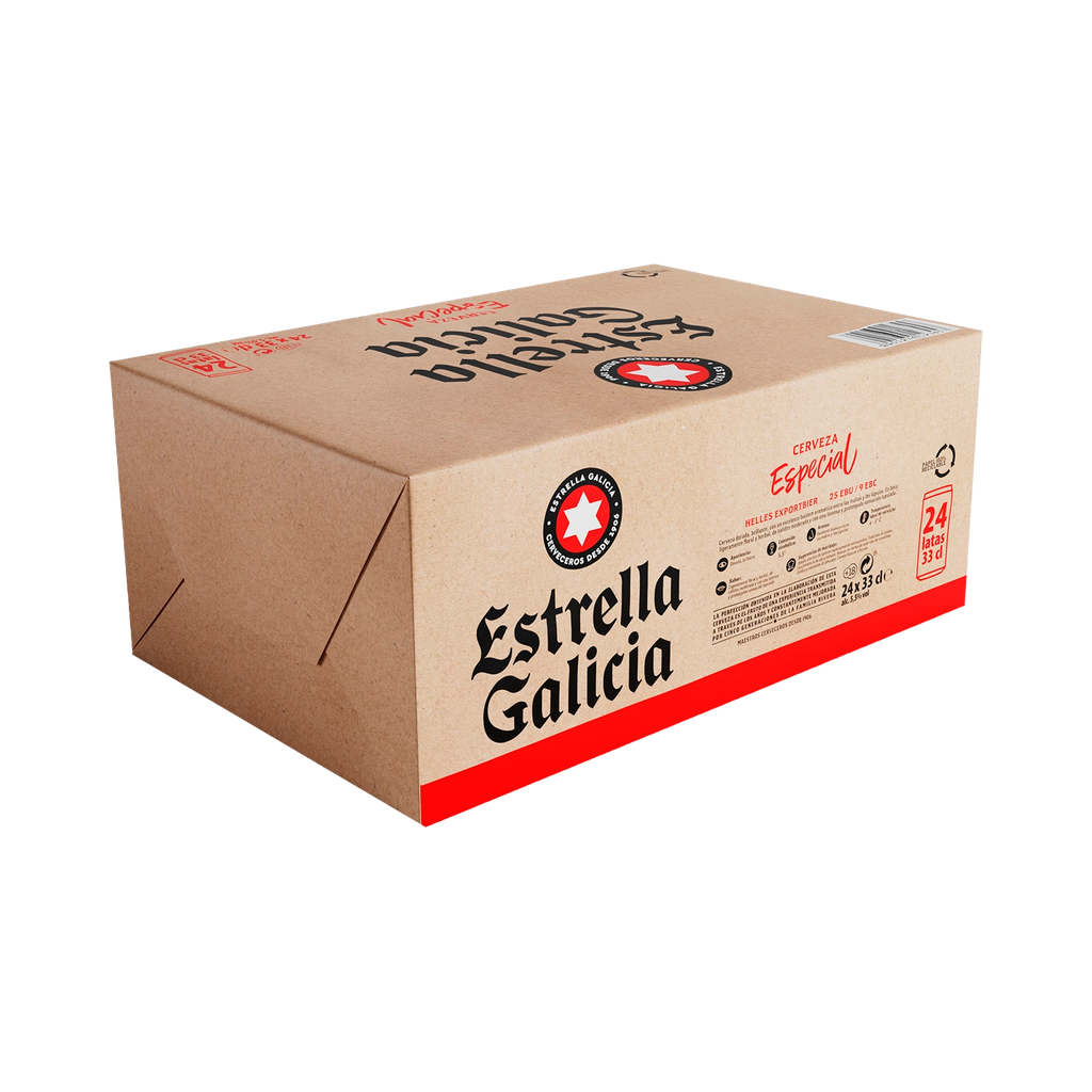 CAJA CERVEZA LATA 33 CL PACK 1X24