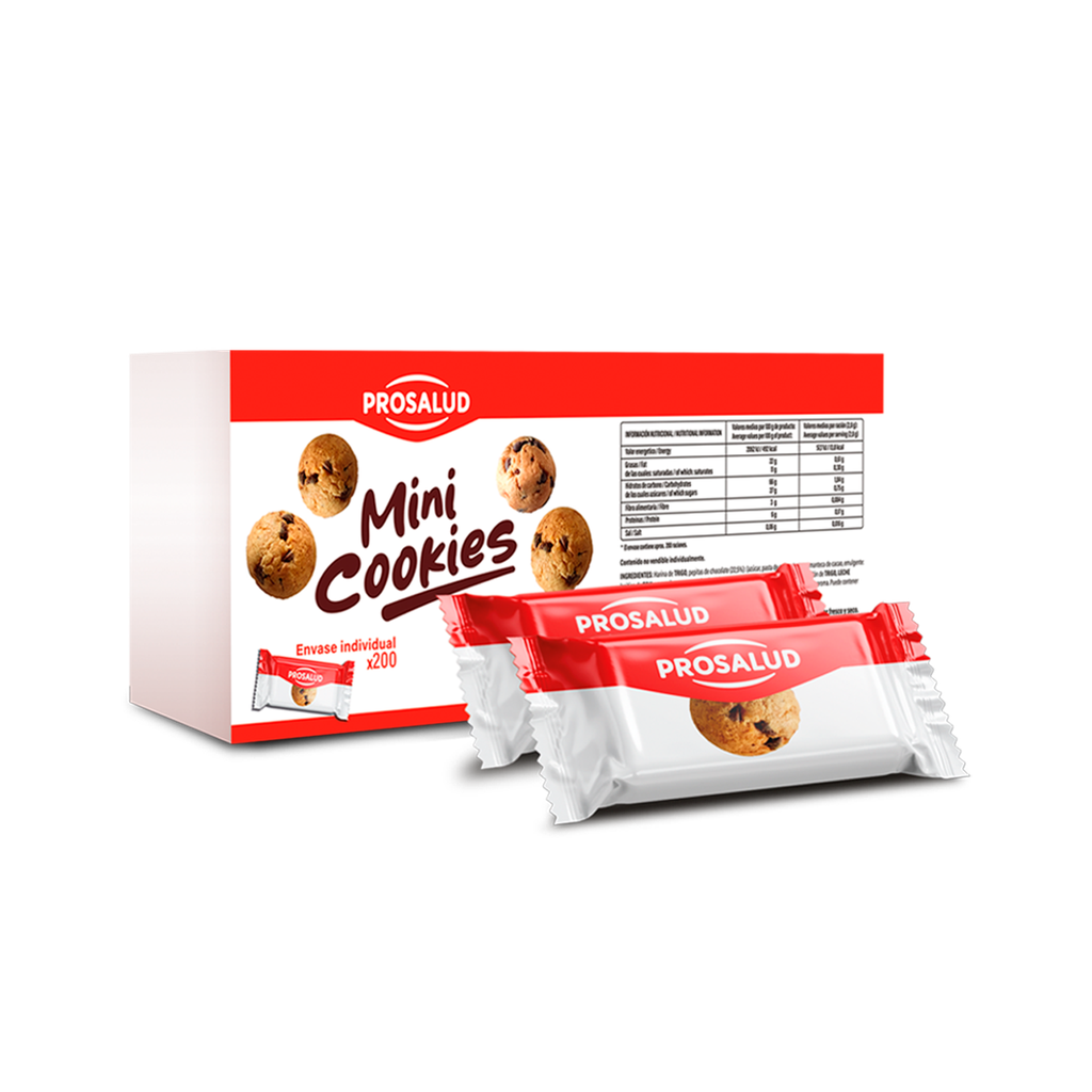 CAJA GALLETA MINICOOKIES 200 UND