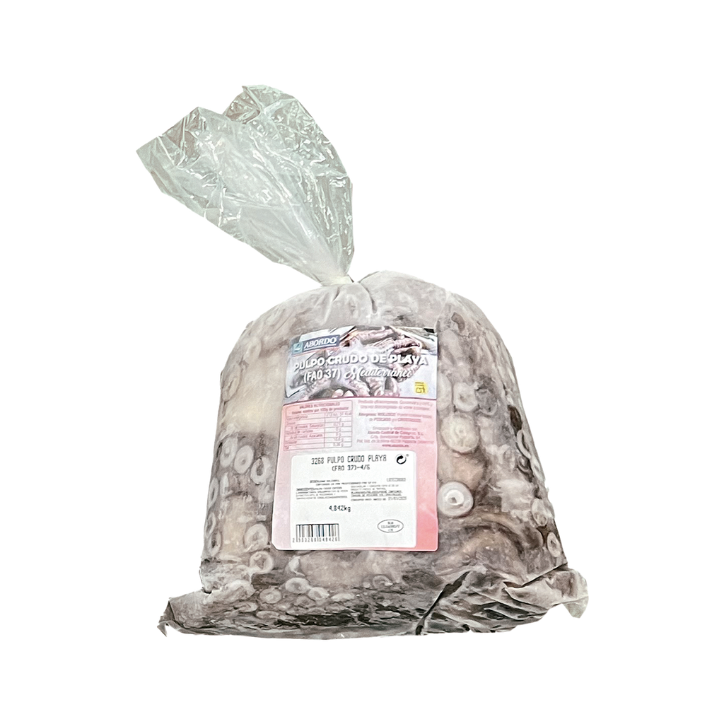 KG 4 PULPO CRUDO (FAO 34) /T/1) (B) (+3.5 KG/PZ)