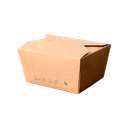[4420] CAJA 200 UND TUPPER TAKE AWAY RECTANG. CARTON BIO 900 ML PACK 50 UD
