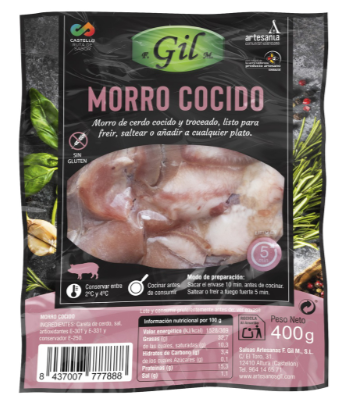 CAJA 6 UND MORRO COCIDO GIL 400 G