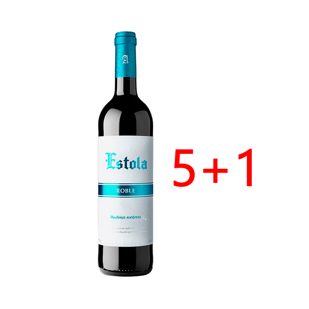 UND 5+1 VINO ESTOLA ROBLE TINTO