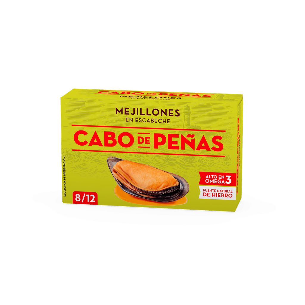 UND 24 MEJILLONES ESCABECHE 8/12 CABO PEÑAS