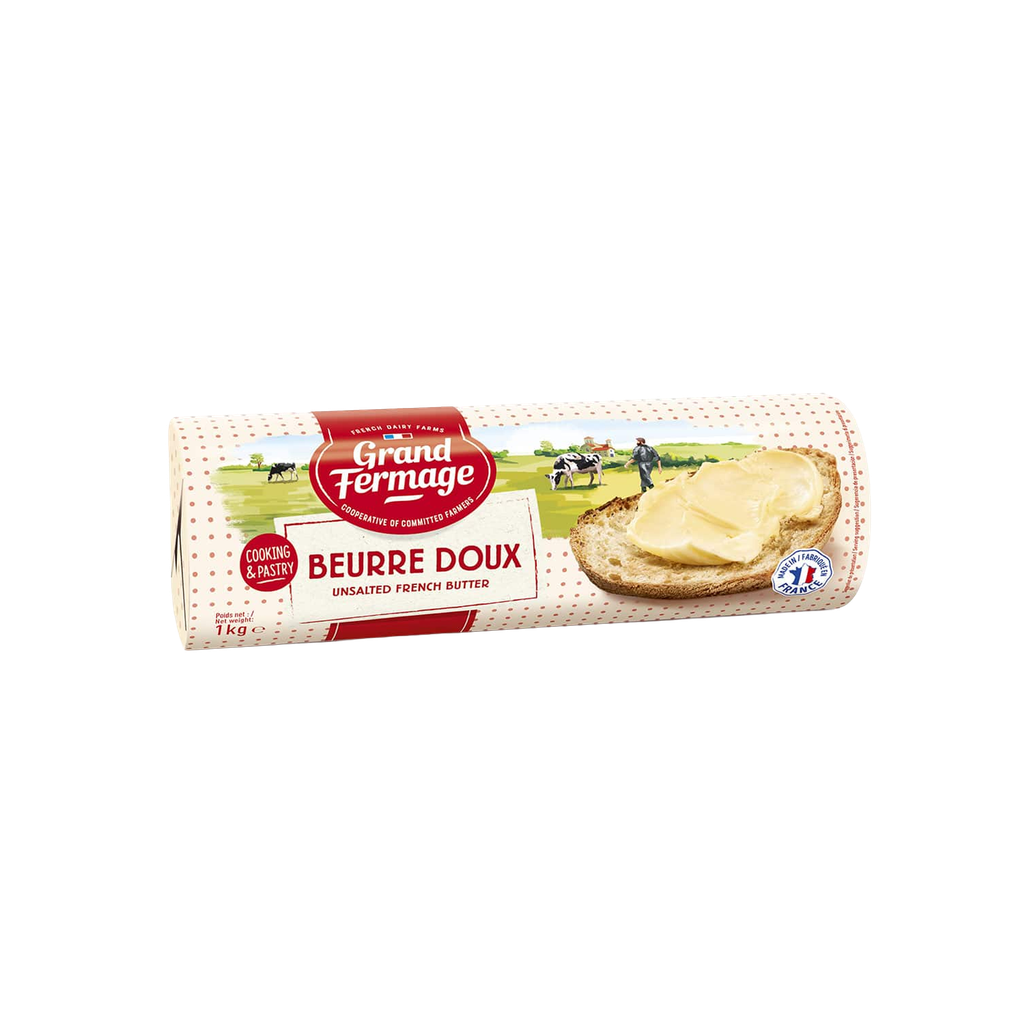 UND 1 MANTEQUILLA S/SAL 82%MG GRAND FERMAGE RULO 1 KG
