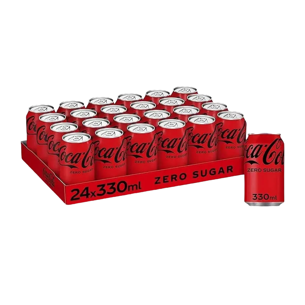 CAJA 24 UND COCA COLA ZERO * LATA 33 CL