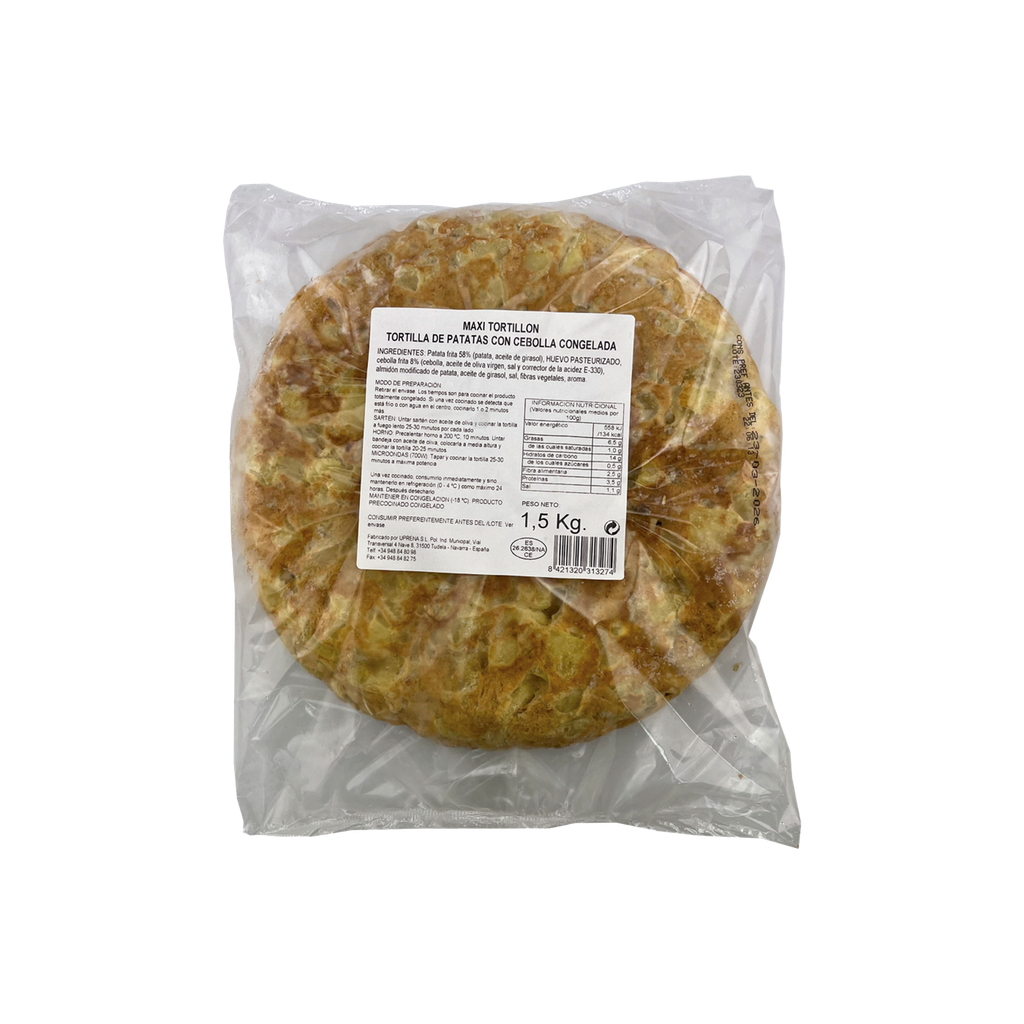 UND 6 TORTILLA DE PATATA CON CEBOLLA 1500 GRM