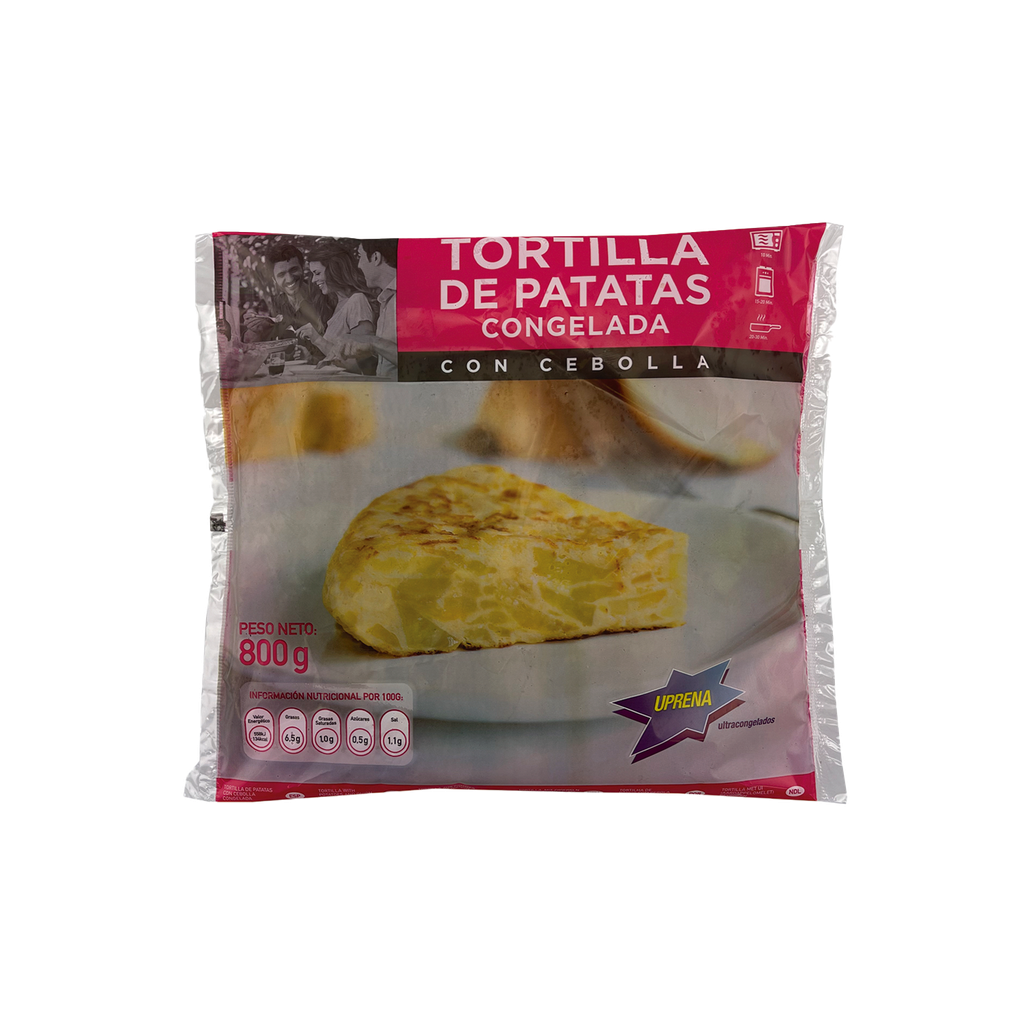 UND 10 TORTILLA DE PATATAS CON CEBOLLA 800 G