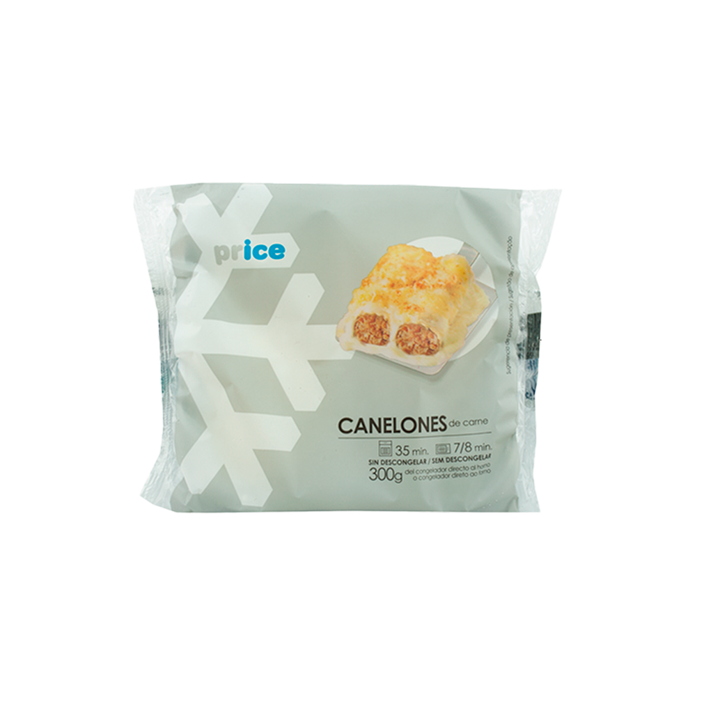 UND 12 CANELONES DE CARNE (1 RACION) E/300 G