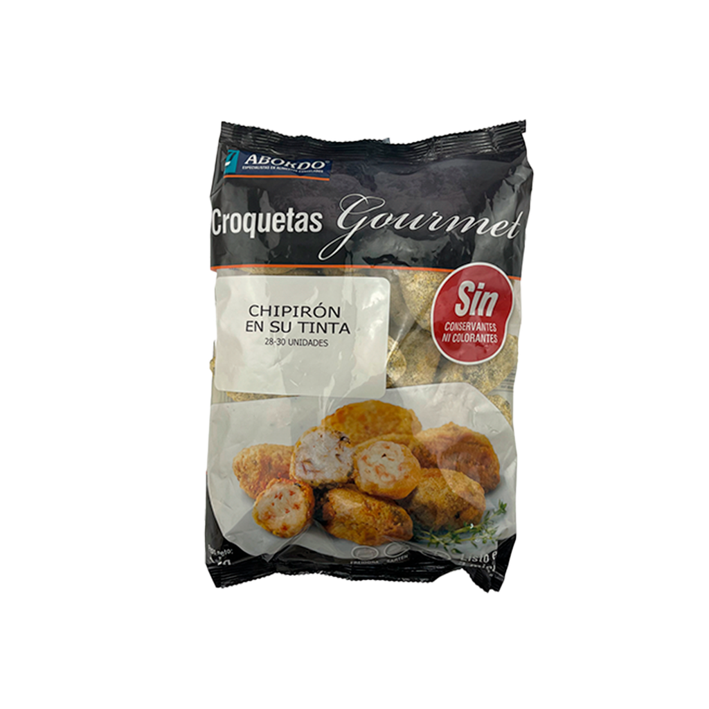 UND 3 CROQUETA DE CHIPIRON EN SU TINTA 1 KG
