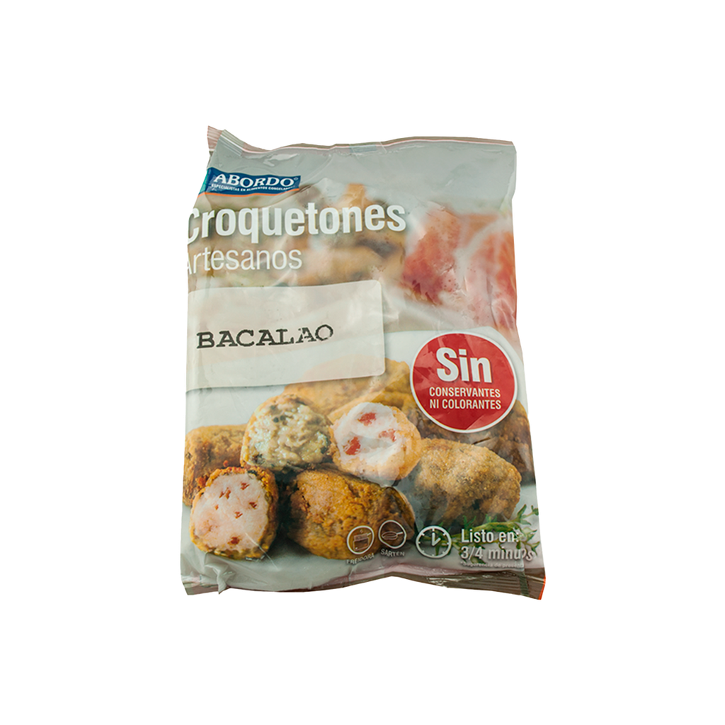 UND 3 CROQUETON BACALAO B/ 1 KG