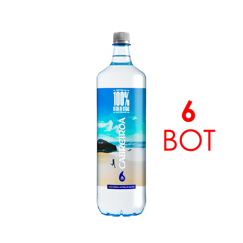 CAJA 6 UND AGUA NATURAL CABREIROA PET 1.5 L